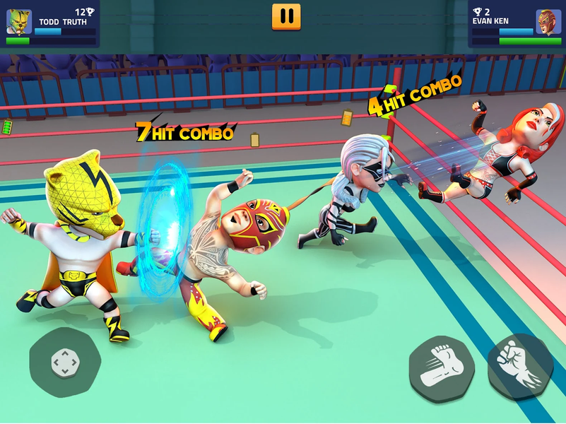 Rumble Wrestling: Fight Game - عکس بازی موبایلی اندروید