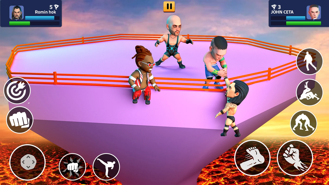 Rumble Wrestling: Fight Game - عکس بازی موبایلی اندروید