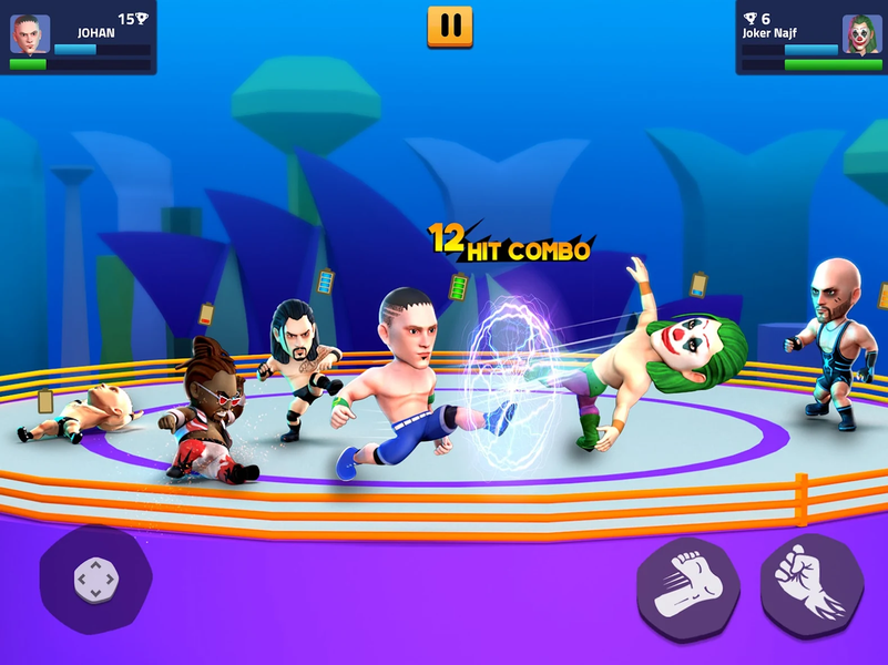 Rumble Wrestling: Fight Game - عکس بازی موبایلی اندروید