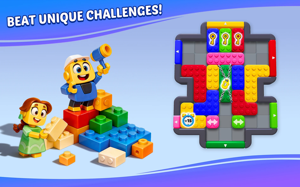 Color Block: Jam Puzzle ۳D - عکس بازی موبایلی اندروید