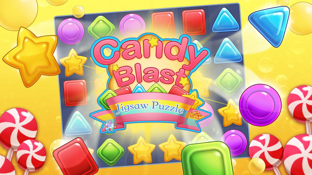 Candy Blast - Jigsaw Puzzle - Gameplay image of android game