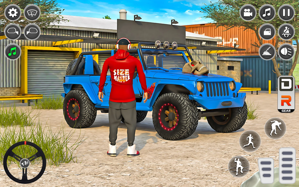 Jeep Driving Game Simulator 3d - عکس بازی موبایلی اندروید