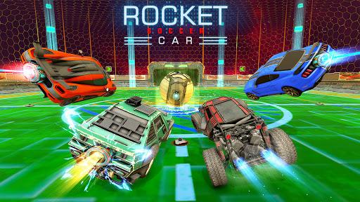 Rocket Football Car League 2021 - Soccer Car Games - Image screenshot of android app