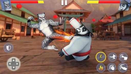 Kung Fu Animal Fighting Games: Wild Karate Fighter – کونگ فو حیوانات - Gameplay image of android game