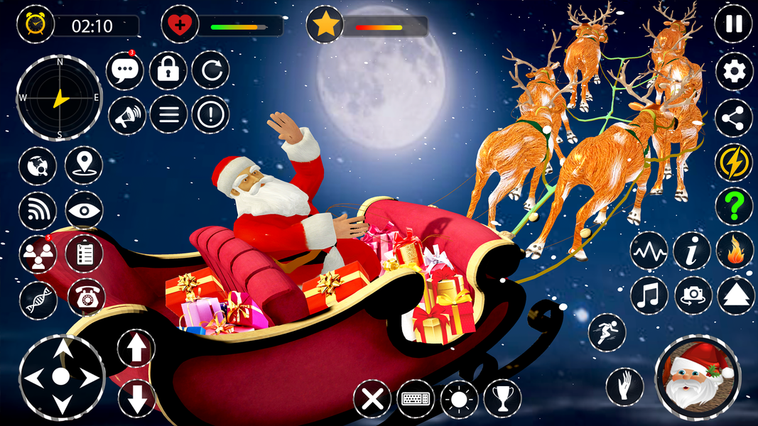 Scary Santa Horror Escape Game - Gameplay image of android game