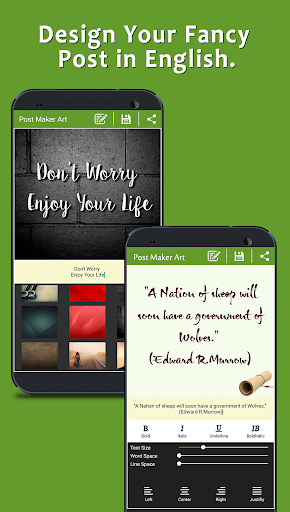 Post Maker - Fancy Text Art - عکس برنامه موبایلی اندروید