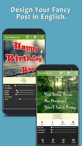 Post Maker - Fancy Text Art - عکس برنامه موبایلی اندروید