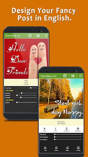 Post Maker - Fancy Text Art - عکس برنامه موبایلی اندروید