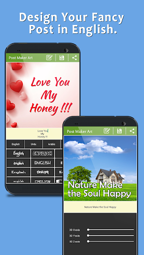 Post Maker - Fancy Text Art - عکس برنامه موبایلی اندروید