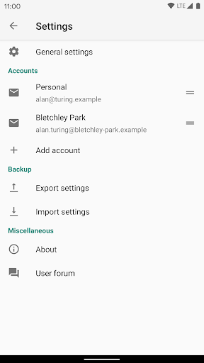 K-۹ Mail - عکس برنامه موبایلی اندروید