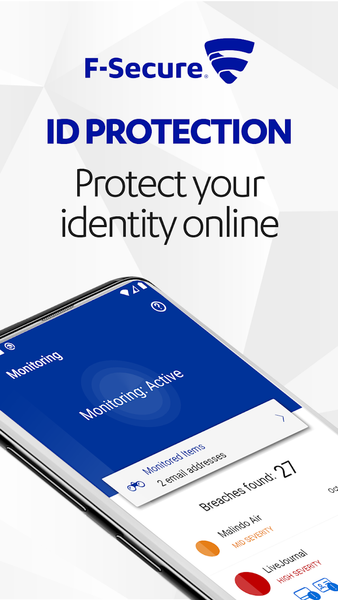 F-Secure ID PROTECTION - Image screenshot of android app