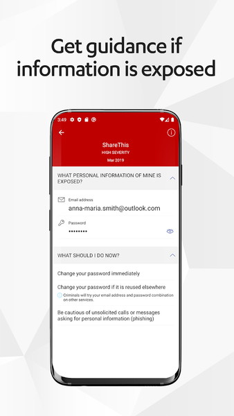 F-Secure ID PROTECTION - عکس برنامه موبایلی اندروید