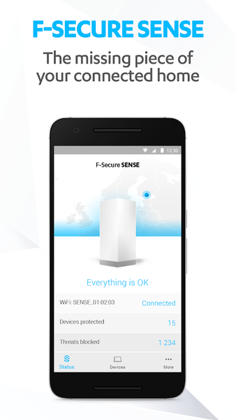 F-Secure SENSE Router - Image screenshot of android app