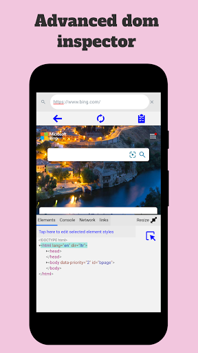 Web Inspector Pro : mobile inspector - عکس برنامه موبایلی اندروید