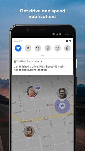 GPS Phone Tracker & Mileage Tracker - Image screenshot of android app