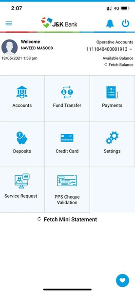 J&K Bank mPAY - Delight - Image screenshot of android app