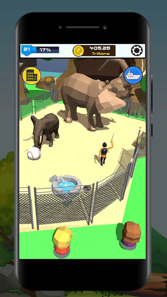 Idle Zoo ۳D Animal Park Tycoon - عکس بازی موبایلی اندروید