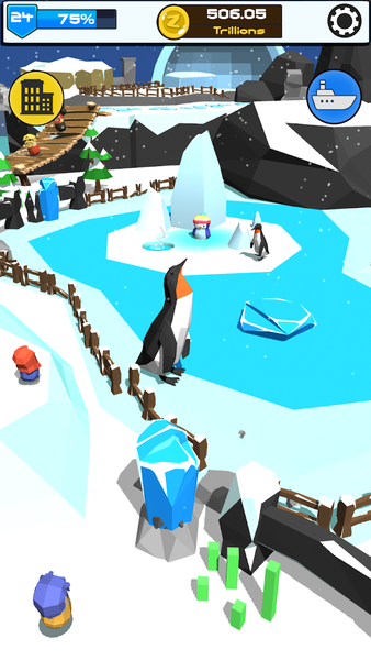 Idle Zoo ۳D Animal Park Tycoon - عکس بازی موبایلی اندروید
