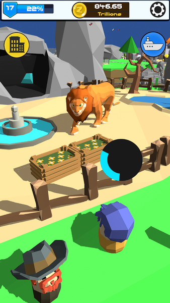 Idle Zoo ۳D Animal Park Tycoon - عکس بازی موبایلی اندروید