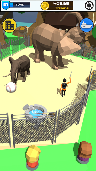 Idle Zoo ۳D Animal Park Tycoon - عکس بازی موبایلی اندروید