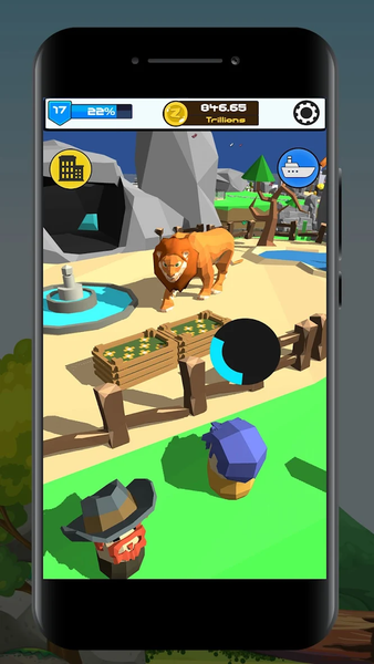 Idle Zoo ۳D Animal Park Tycoon - عکس بازی موبایلی اندروید