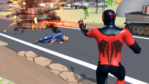 Iron Superhero War: Battle & Rescue - Gameplay image of android game