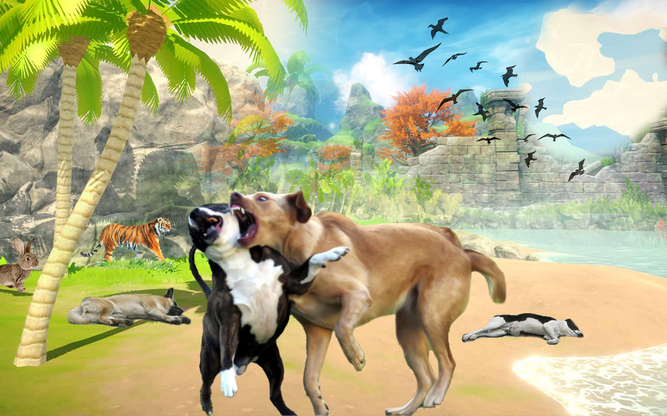 Dog Fighting Simulator ۳D Game - عکس بازی موبایلی اندروید