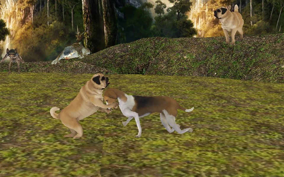 Dog Fighting Simulator ۳D Game - عکس بازی موبایلی اندروید