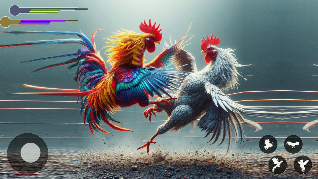 Rooster Fighting Kung Fu Games - عکس بازی موبایلی اندروید