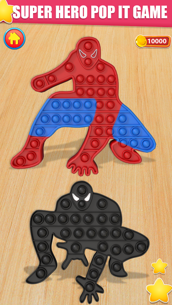 pop it ۳D : Superhero Fidget - عکس بازی موبایلی اندروید
