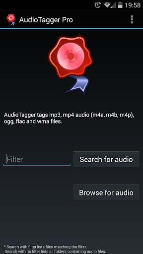 AudioTagger - Tag Music - Image screenshot of android app