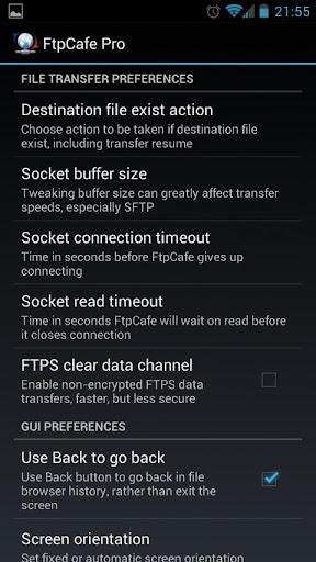 FtpCafe FTP Client - Image screenshot of android app