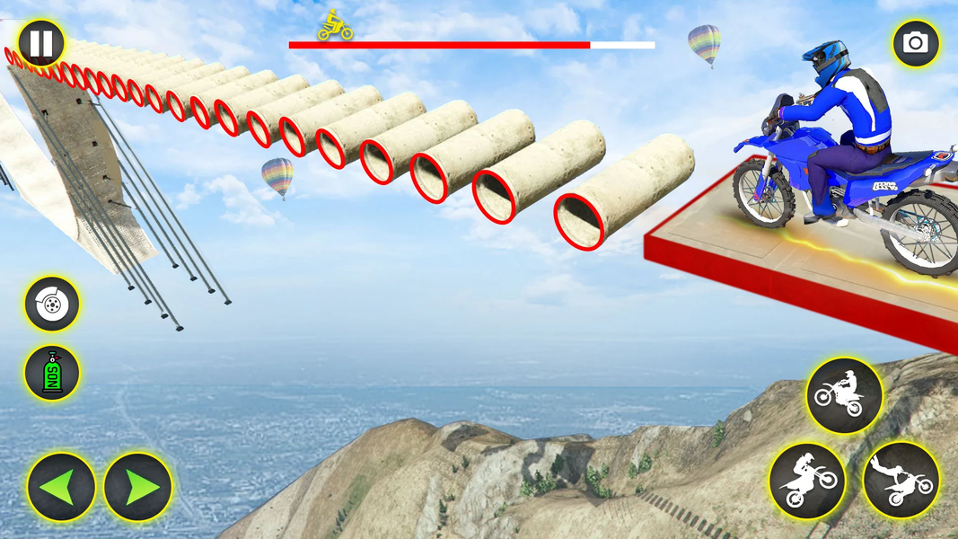 Bike Stunt ۳D - Bike Race Game - عکس بازی موبایلی اندروید