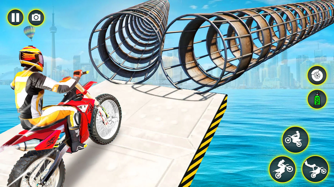 Bike Stunt 3D - Bike Race Game - Gameplay image of android game