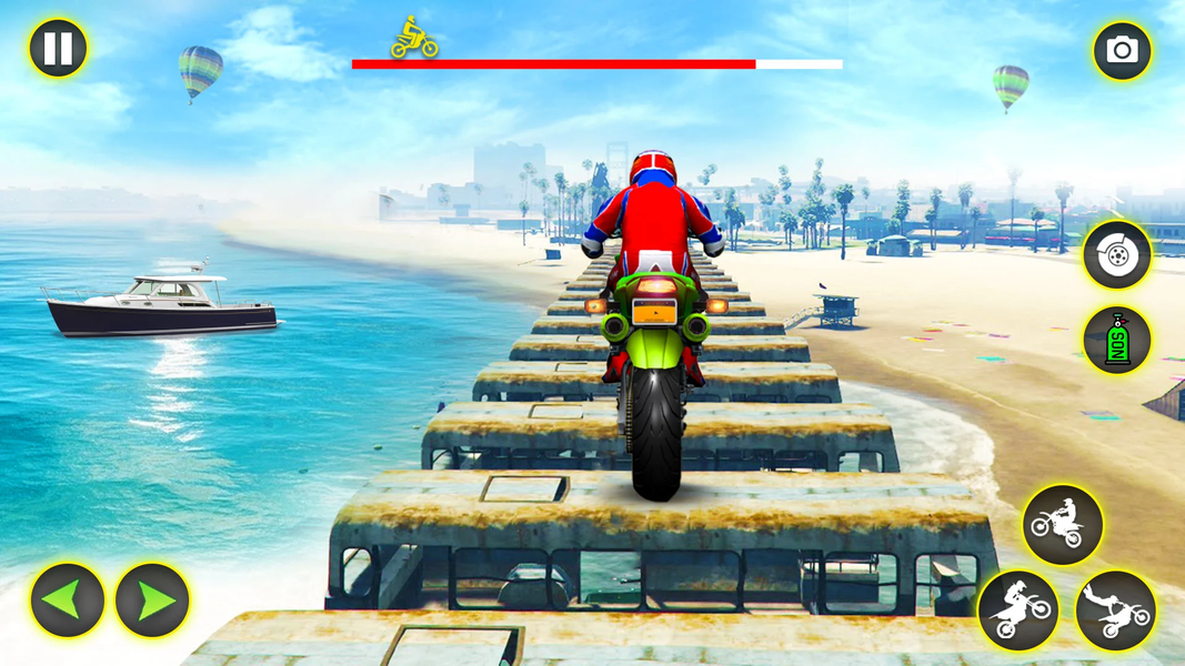 Bike Stunt ۳D - Bike Race Game - عکس بازی موبایلی اندروید