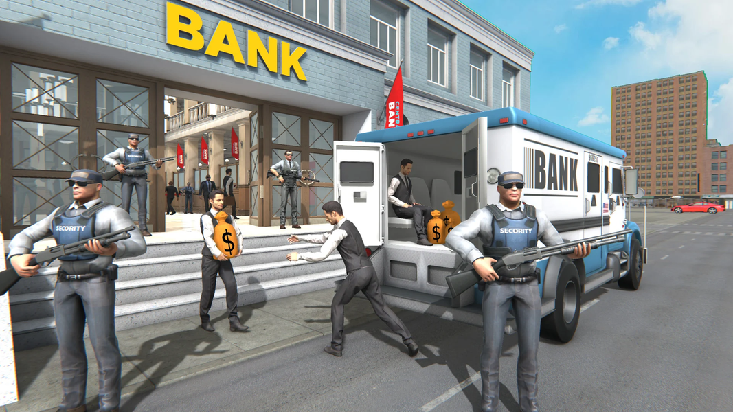 Bank Money Transfer Van Driver - عکس بازی موبایلی اندروید