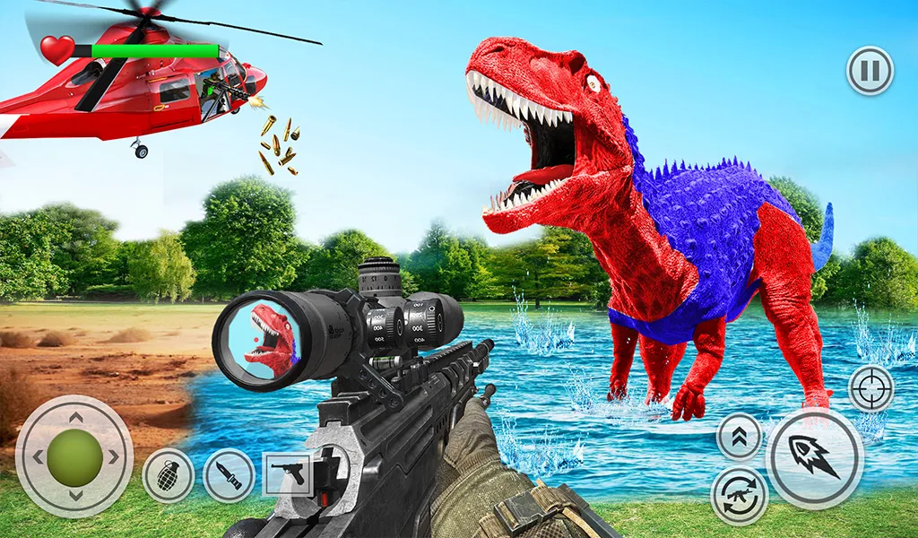 Dino Hunt: Dino Hunting Games - عکس بازی موبایلی اندروید
