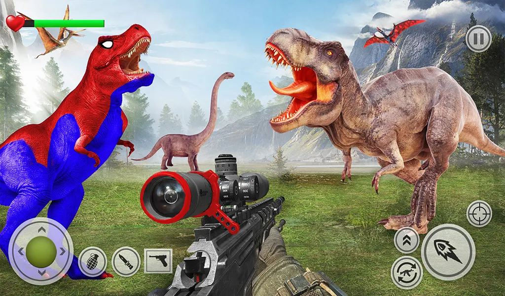 Dino Hunt: Dino Hunting Games - عکس بازی موبایلی اندروید