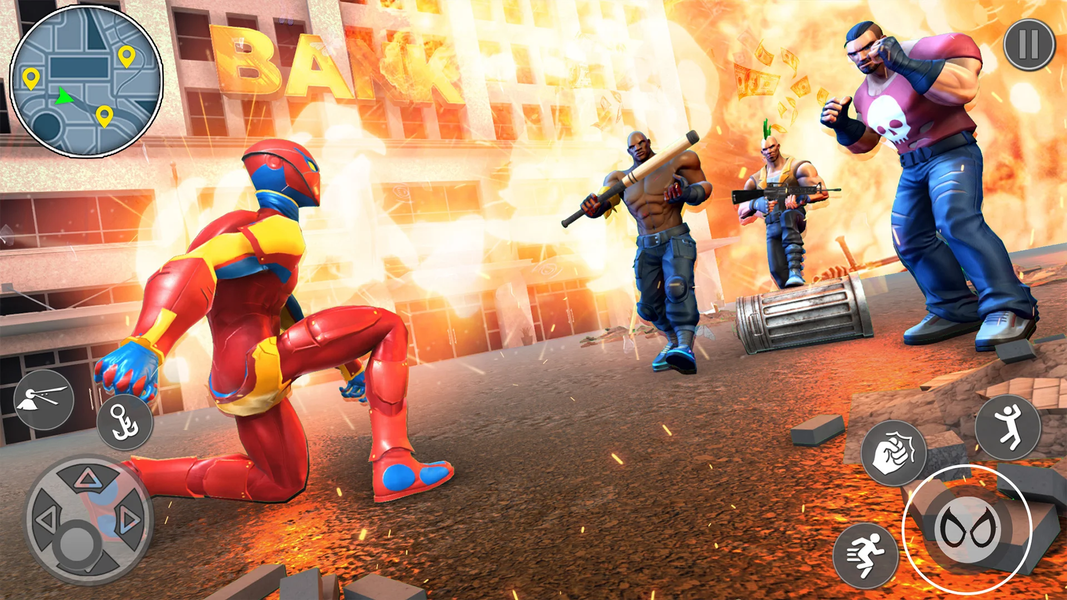 Spider Hero: Flying Hero Games - عکس بازی موبایلی اندروید