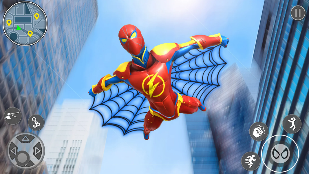 Spider Hero: Flying Hero Games - عکس بازی موبایلی اندروید