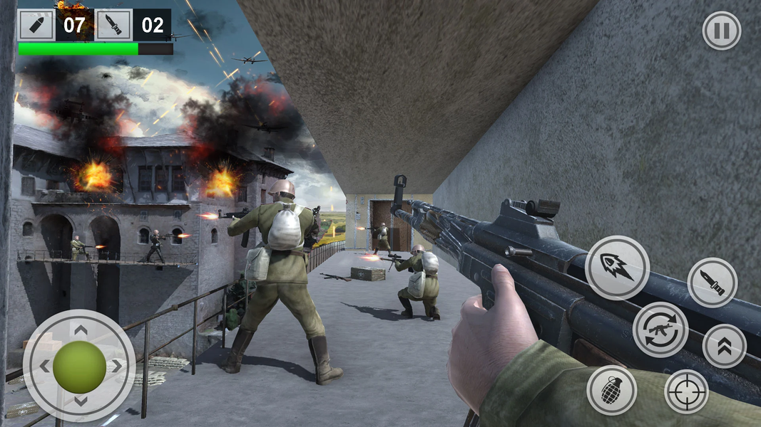 World War ۲ fps shooting - عکس بازی موبایلی اندروید
