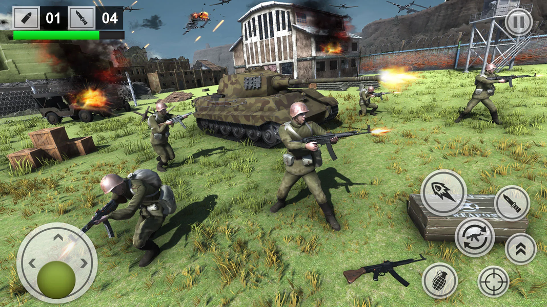 World War ۲ fps shooting - عکس بازی موبایلی اندروید