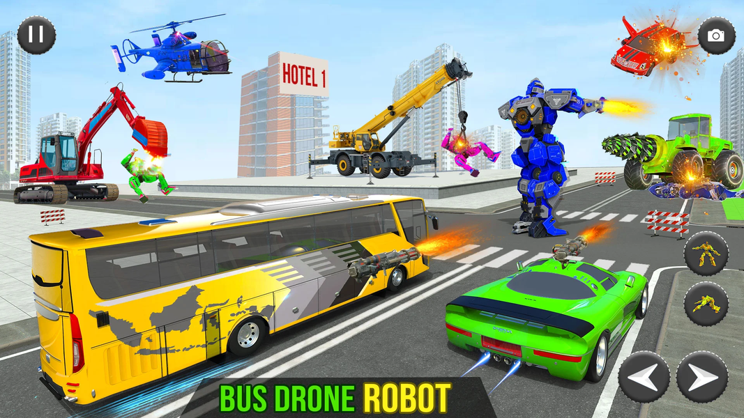 Robots War– Car Transform Game - عکس بازی موبایلی اندروید