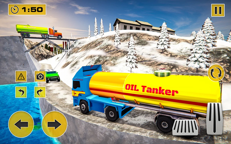 Truck Simulator Gasoline Truck - Gameplay image of android game