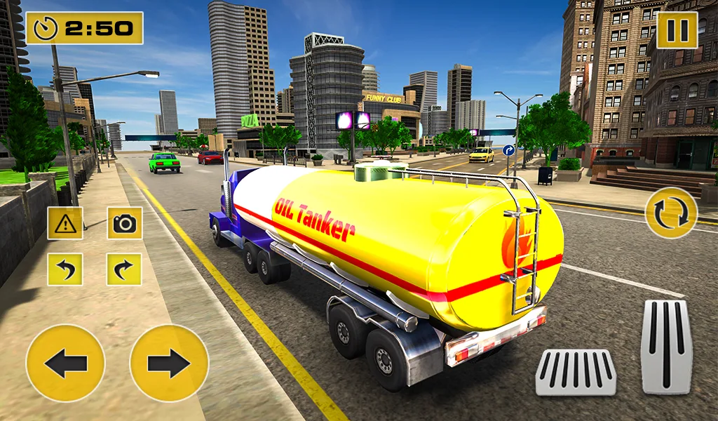 Truck Simulator Gasoline Truck - Gameplay image of android game