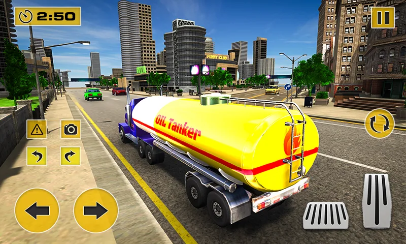 Truck Simulator Gasoline Truck - Gameplay image of android game