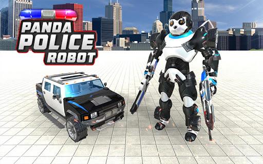 Panda Robot Cop Car Transform - عکس بازی موبایلی اندروید