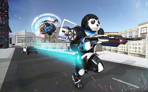 Panda Robot Cop Car Transform - عکس بازی موبایلی اندروید