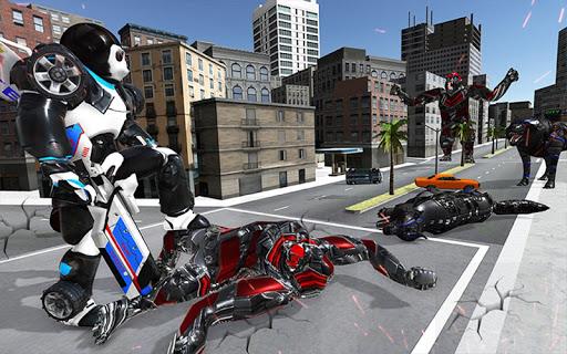 Panda Robot Cop Car Transform - عکس بازی موبایلی اندروید