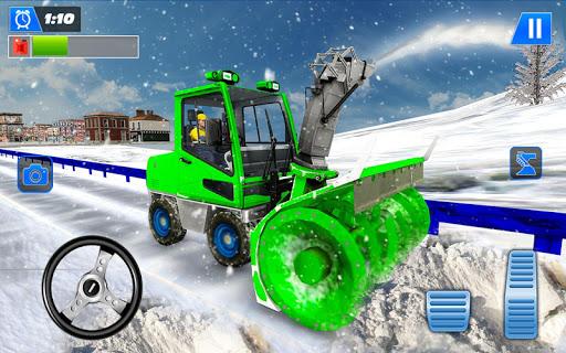 Snow Plow Construction Games - عکس بازی موبایلی اندروید
